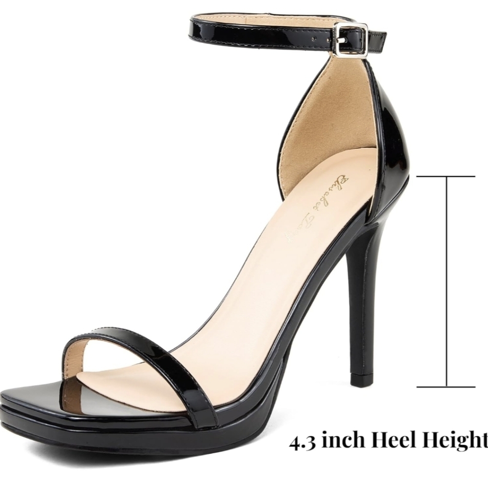 Elisabet Tang Women's Strappy Stiletto Platform High Heeled Sandals